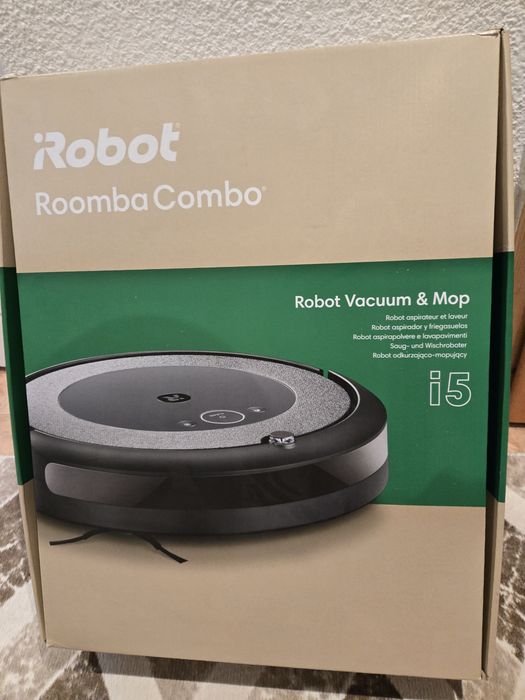 Прахосмукачка-робот iRobot Roomba Combo i5 (Сухо и мокро почистване) – Като нова!