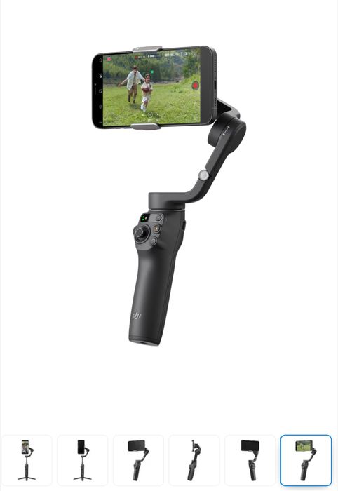 DJI Osmo Mobile 6, 3 Axe, Negru, sigilat, transport inclus