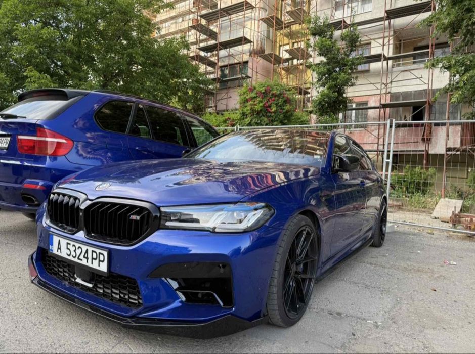 Преден Лип Спойлер за BMW G30 G31 F90 M5 / Лип Спойлер НОЖ БМВ Г30 Г31 Ф90 М5