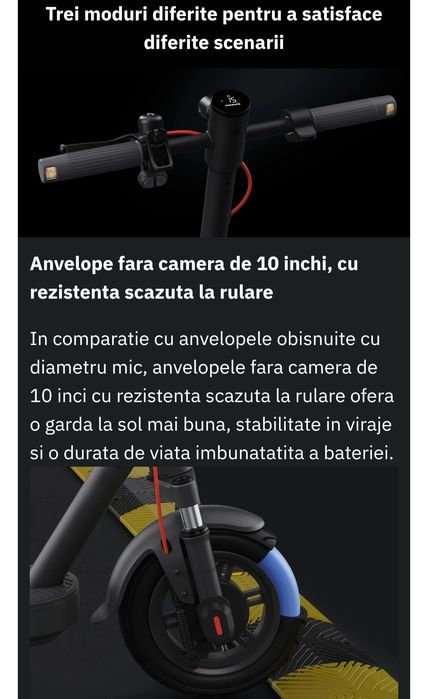 Trotinetă electrică  XIAOMI Electric  Scooter Elite