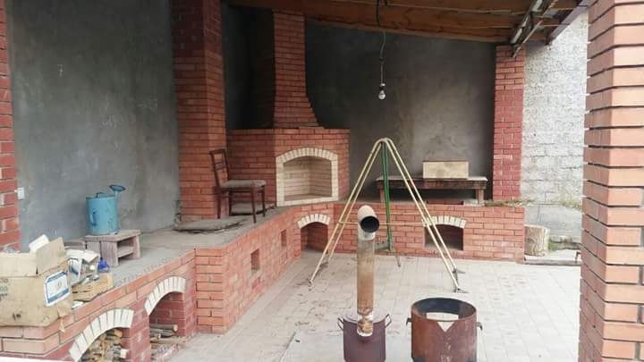 КЛАДКА Летней кухни. Камин. Барбекю