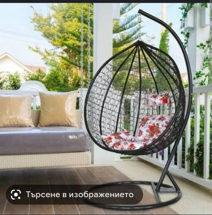 Градинска люлка тип гнездо