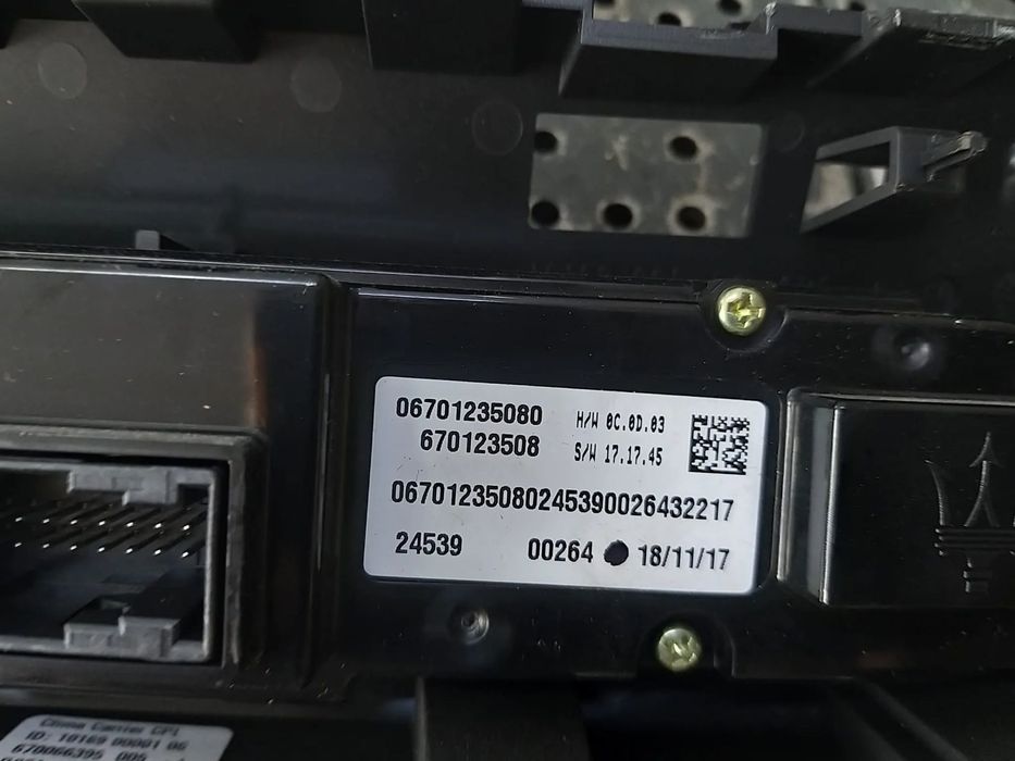 Bloc butoane comanda clima ac maserati ghibli m157 06701235080 670123508