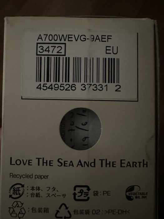 Часы Casio золотого цвета a700wevg-9AEF casio