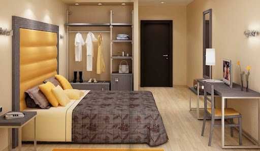 Барные стойки, стол кассира, стол для раздачи кофе и фастфуда. Ресепшн