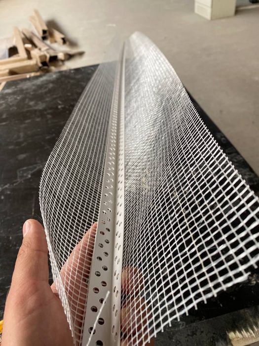 Фасадный ПВХ уголок сеткой стеклосетка 3333 сум