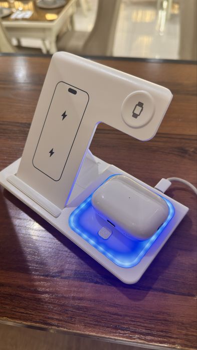 Беспровдное зарядное устройство 3в1