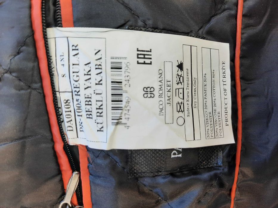 пальто мужское размер 52