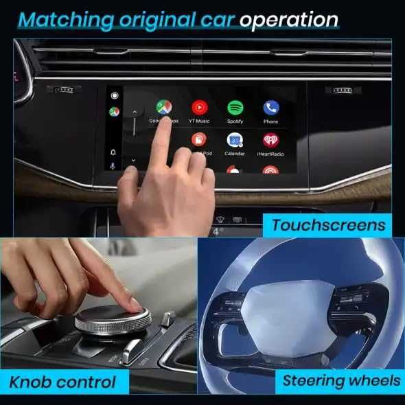 MMB Mini кабелен към безжичен Bluetooth WiFi Carplay адаптер