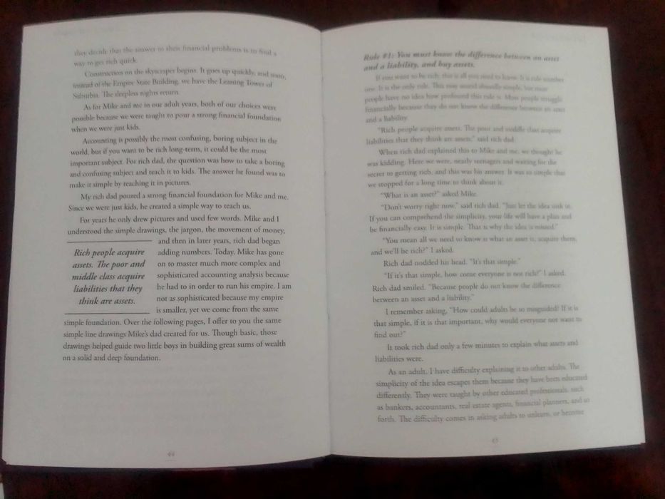 Книга Богатый папа, бедный папа на английском