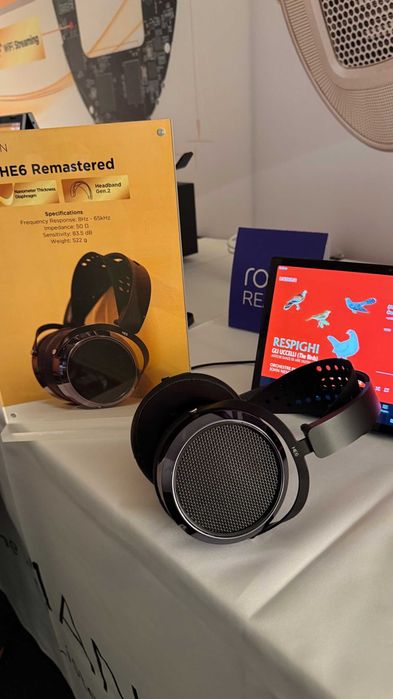 HIFIMAN HE6 Remastered Casti Over-The-Ear Deschise, Noi, Cutie, Garantie