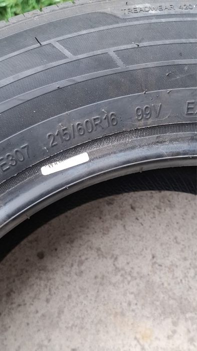 Шины 215/60/16 новые шины.