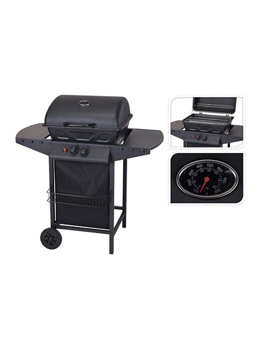 Grătar Vaggan cu gaz 2 arzătoare