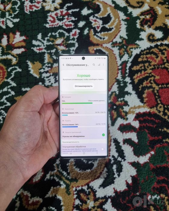 Samsung Galaxy Note 10 256/12GB 5G ideal holatda