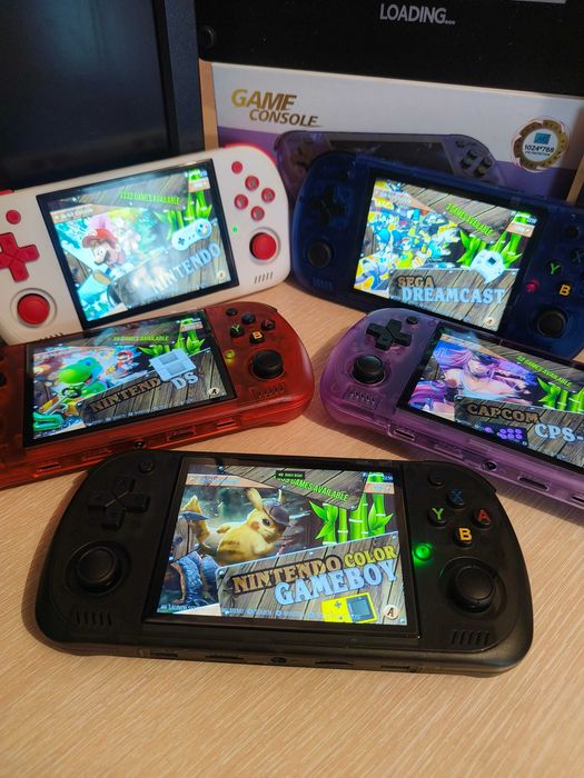 1Г ГАРАНЦИЯ R36H Pro Max ArkOS ретро конзола с 1 GB RAM Nintendo Sega PlayStation GameBoy Linux Mega Drive DS Super XBox Portable GTA Vice City 5 R36s
