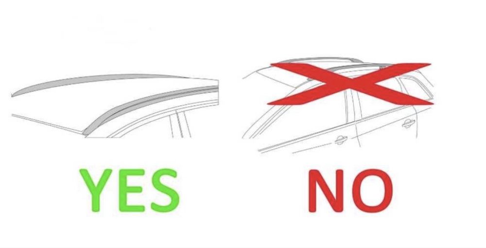 Напречни греди за интегрирани релси на покрива. Багажник