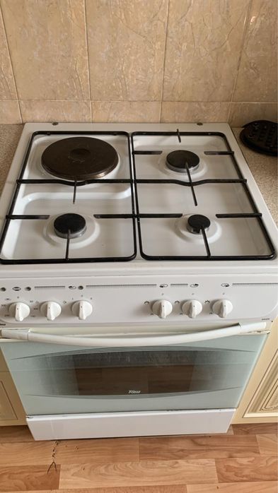 газ плита - духовка 60х60