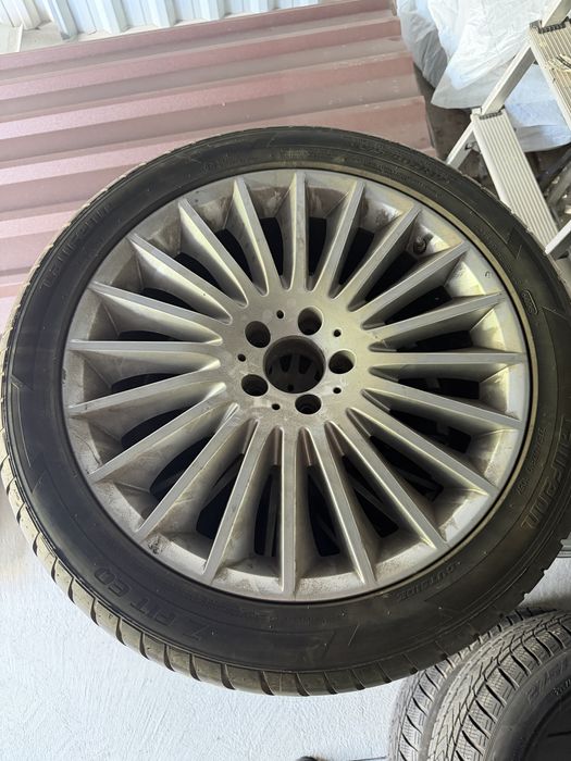 Jante + anvelope originale Mercedes S Class W222 E Class W213 R19 cu anvelope de vară