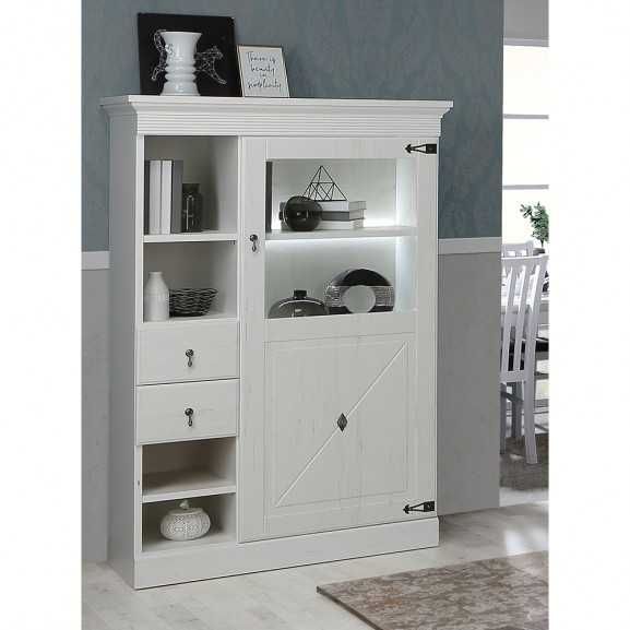 Comoda Bar Encanto, Pin Alb