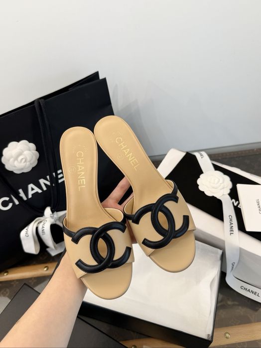 Papuci Chanel | Premium