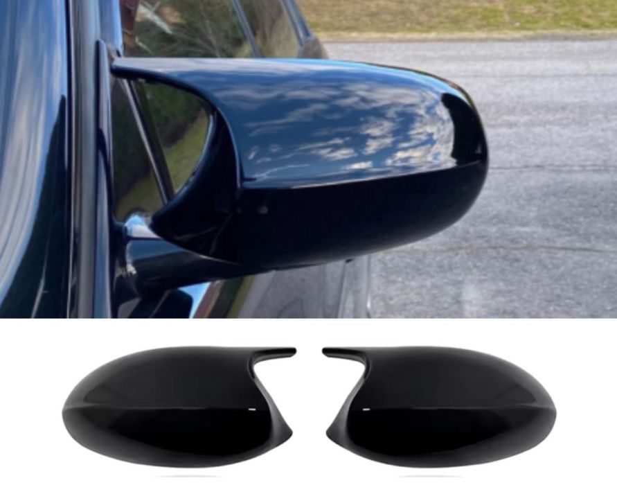 М Капаци Огледала BMW E90/E91/E92-черен гланц-фейс Батман Цена M визия