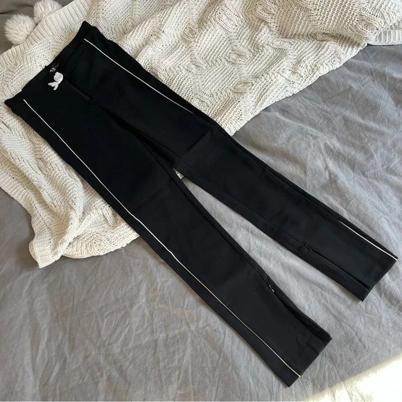 ZARA-еластичен панталон с кант