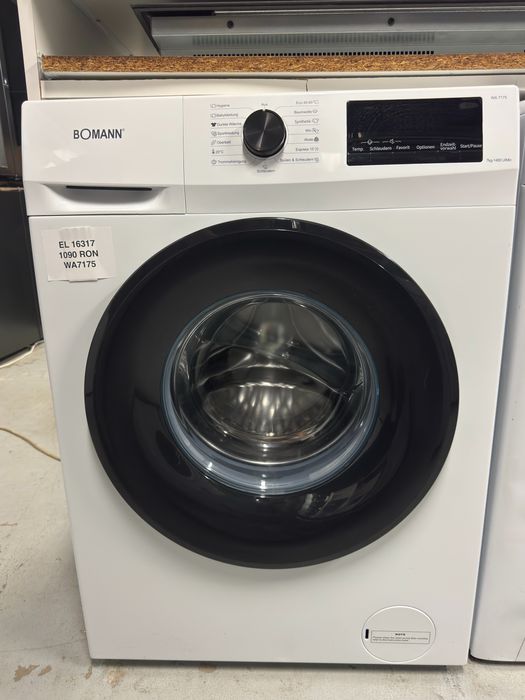 Mașină de spălat rufe slim 7kg Bomann WA 7175, factura si garantie 12 luni