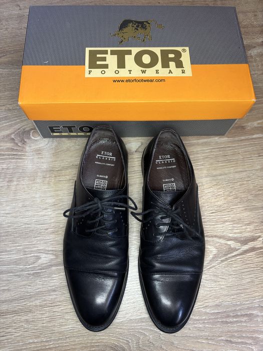 Продам кожаные туфли Etor | Етор