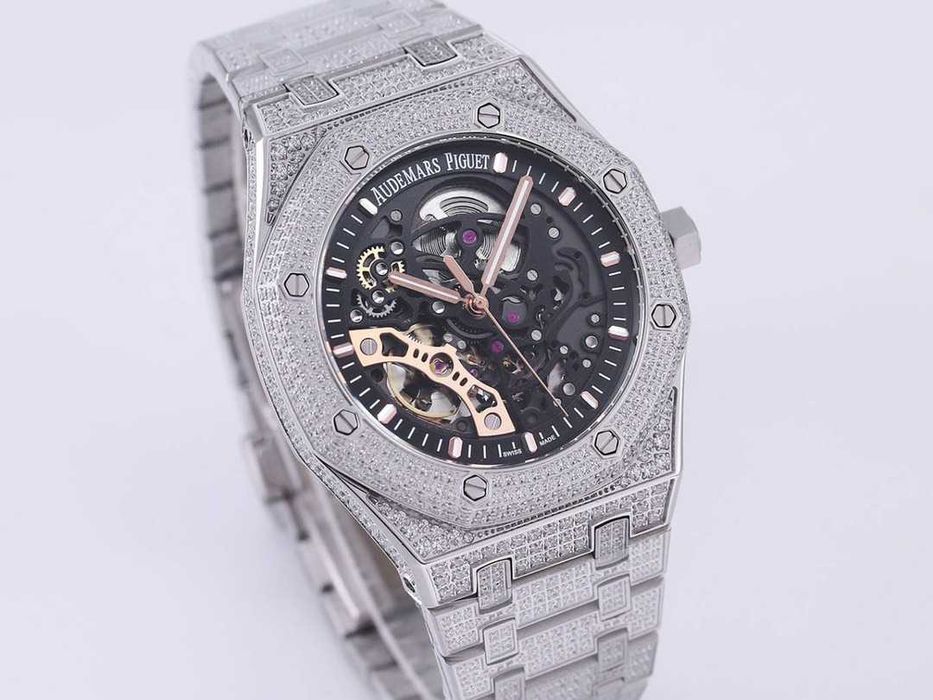 Автоматичен мъжки часовник Audemars Piguet Royal Oak Iced Out