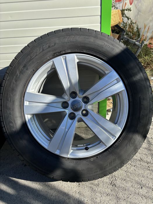 ОРИГИНАЛНИ ДЖАНТИ 18” с летни гуми 255/60 за АУДИ А4,А5,А6,А7,А8,Q5,Q7