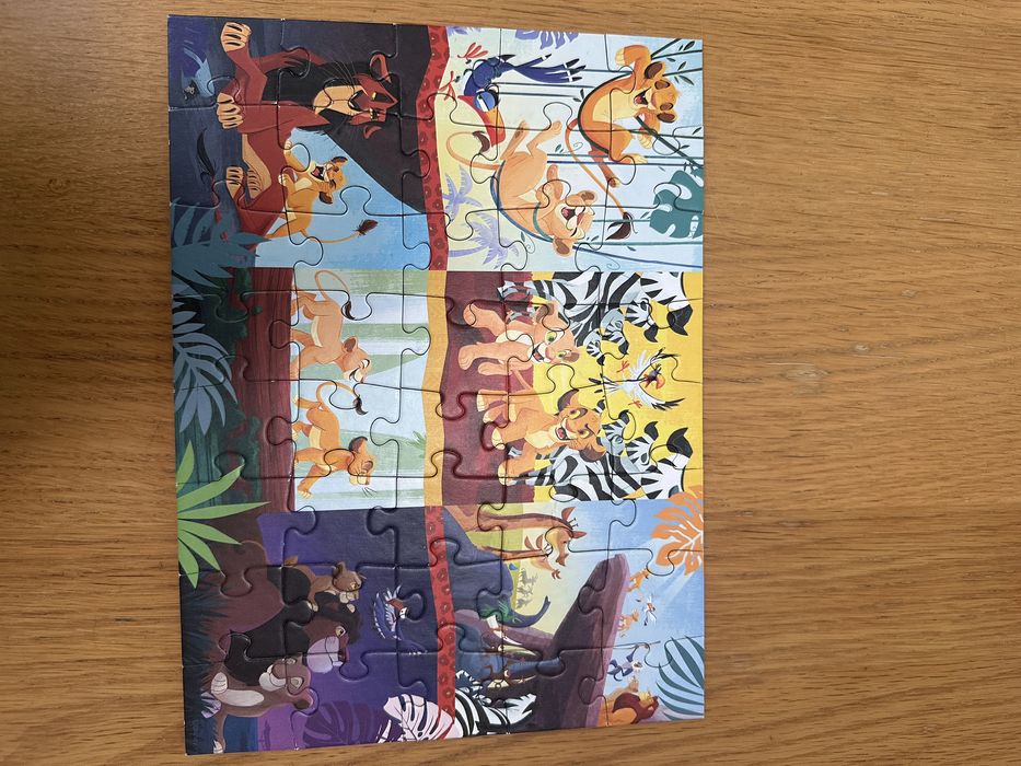 Комплект от 6 броя детски пъзели, 3+ години