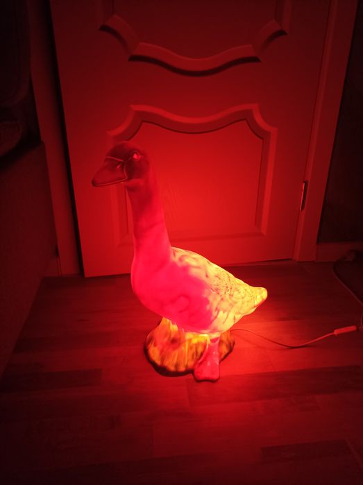 Стара нощна нощтна лампа играчка гумена ретро декорация