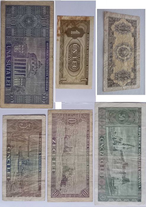 lot de 23 de bancnote vechi Romania