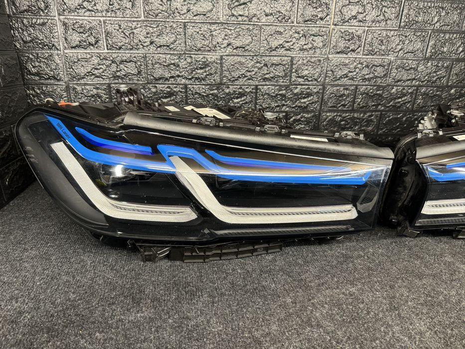 far faruri bmw seria 5 g30 lci laser led shadow line