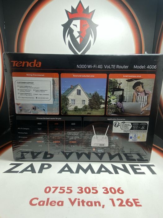 ZAP AMANET VITAN - Router Wi-Fi 4G - Produs Sigilat