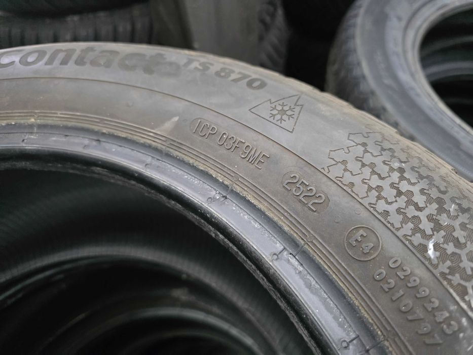 4бр Като нови зимни гуми 205 55 16 - Continental