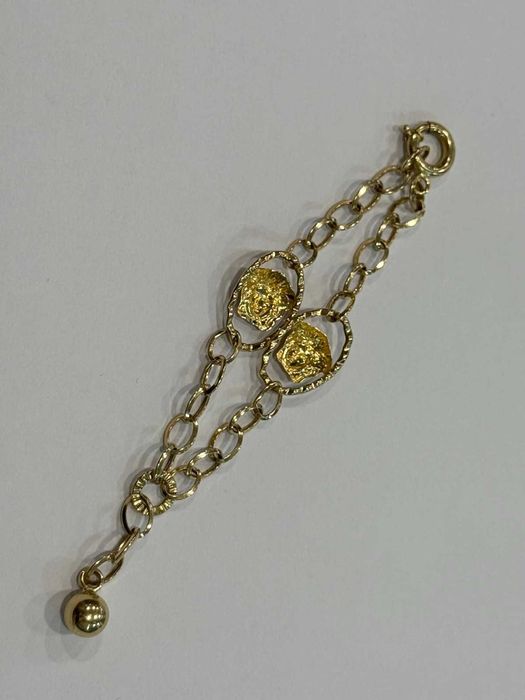 Златна дамска гривна Versace – 14К, 4,8 г