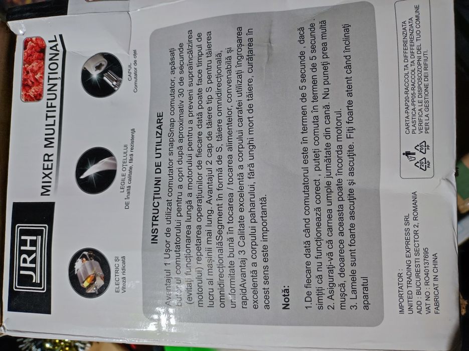 Mixer multifunctional nou