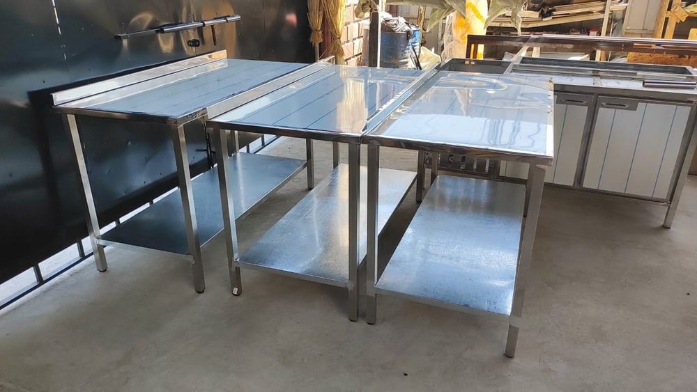 Стол мойка стеллаж