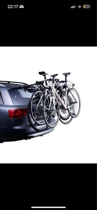 Portbagaj biciclete thule, nou, doar probat pe masina