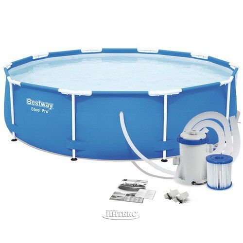 Intex bestway 3.05x1 метр каркасный бассейн