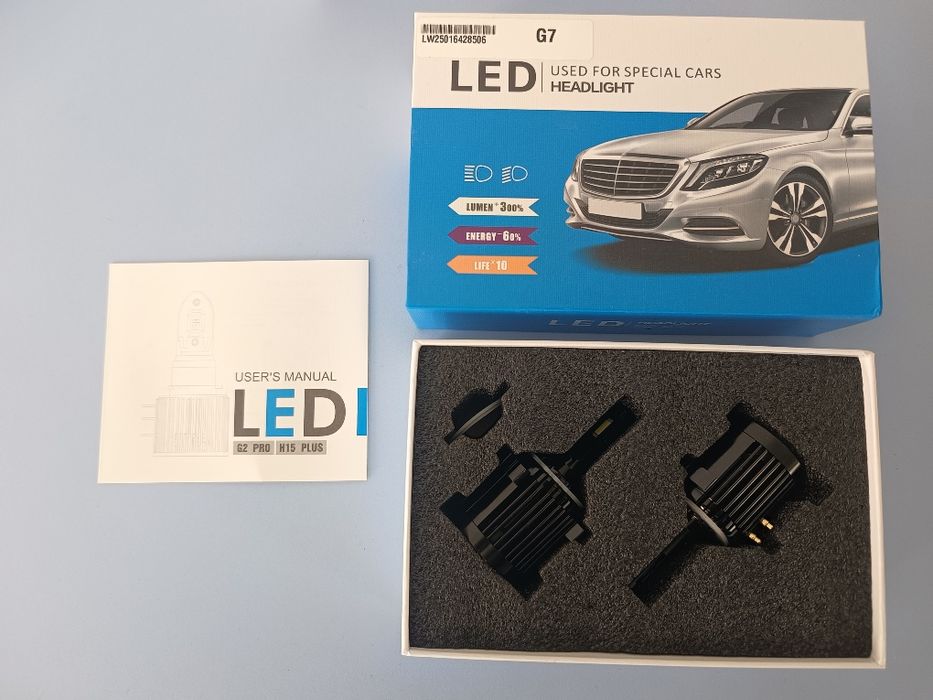 Лед крушки H15 LED, 24000LM 200W ТОП ЦЕНА