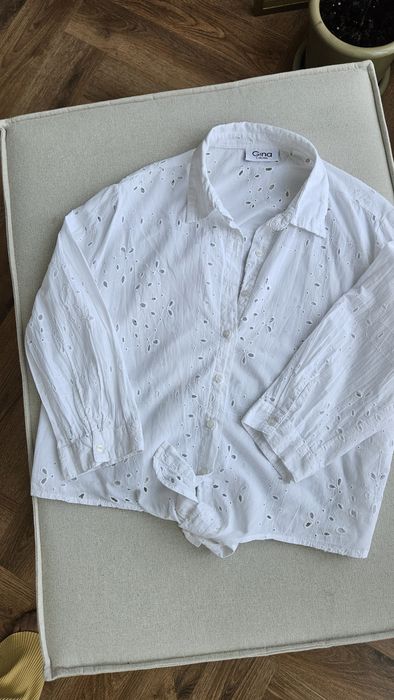 Gina Tricot Риза английска бродерия, M-L размер