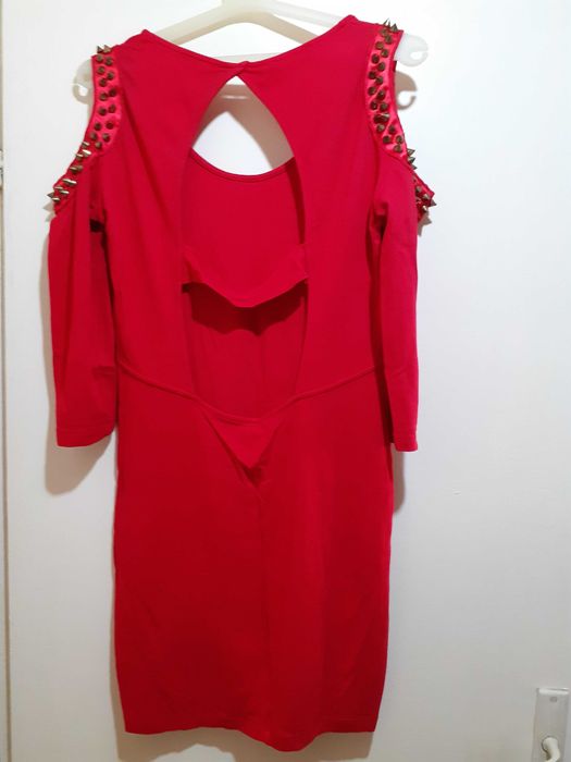 Червена дамска рокля Kikiriki 10 лева