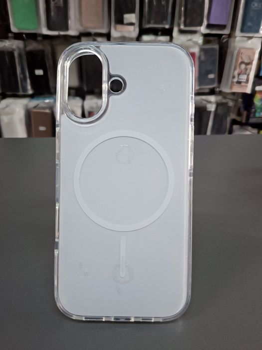 Силиконов гръб/Кейс Mag safe за iPhone 17 зареждане и защита в едно