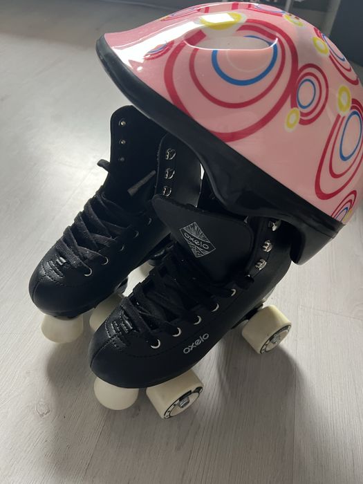 patine cu rotile + cască