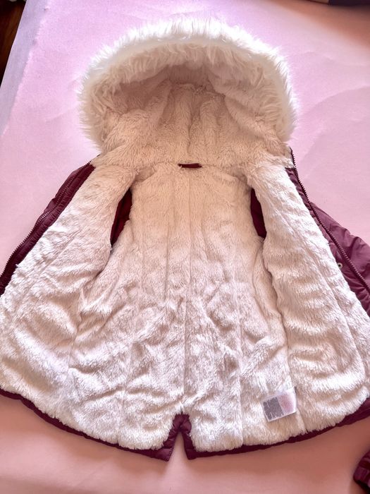 Зимно яке и гащеризон за момиче размер 92