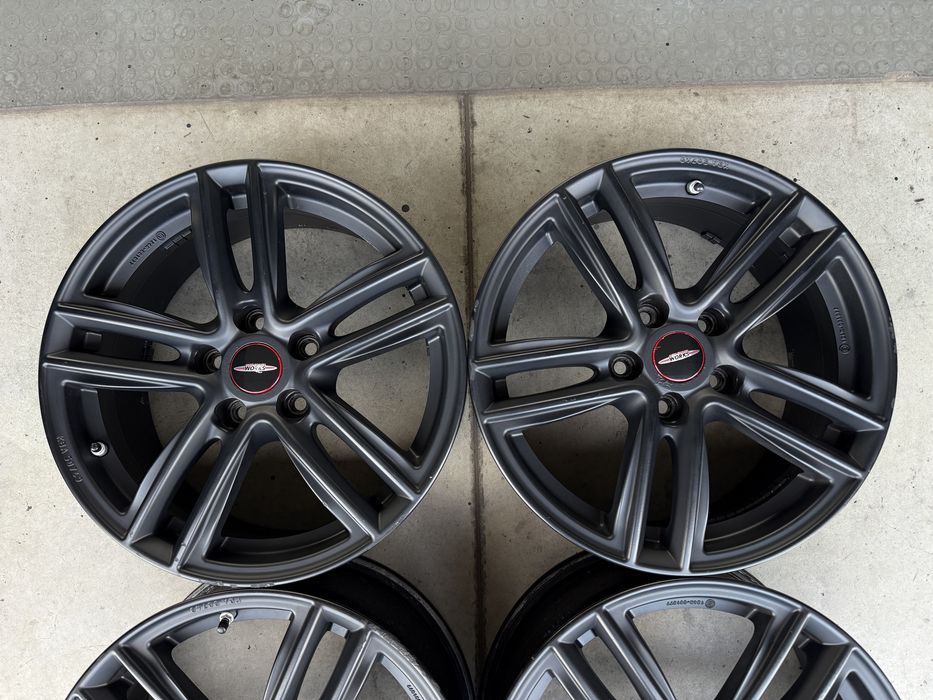4бр. ОТЛИЧНИ 17” Джанти “BROCK RC27” 5х112 за -MERCEDES/VW/AUDI/SKODA/SEAT/VAG- 7.5Jx17H2, ET52