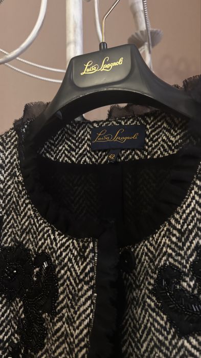 Твидовый пиджак Luisa Spagnoli