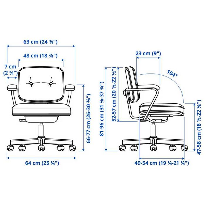 Scaun birou ALEFJALL (IKEA)